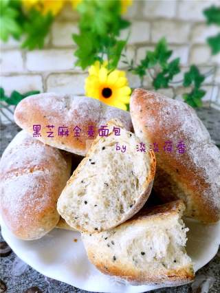 Black Sesame Whole Wheat Bread recipe