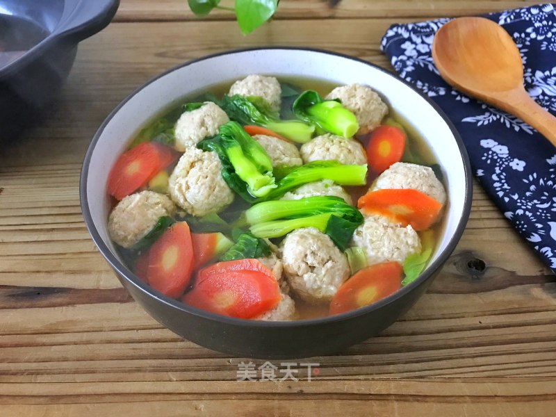 Water Chestnut Meatball Soup recipe