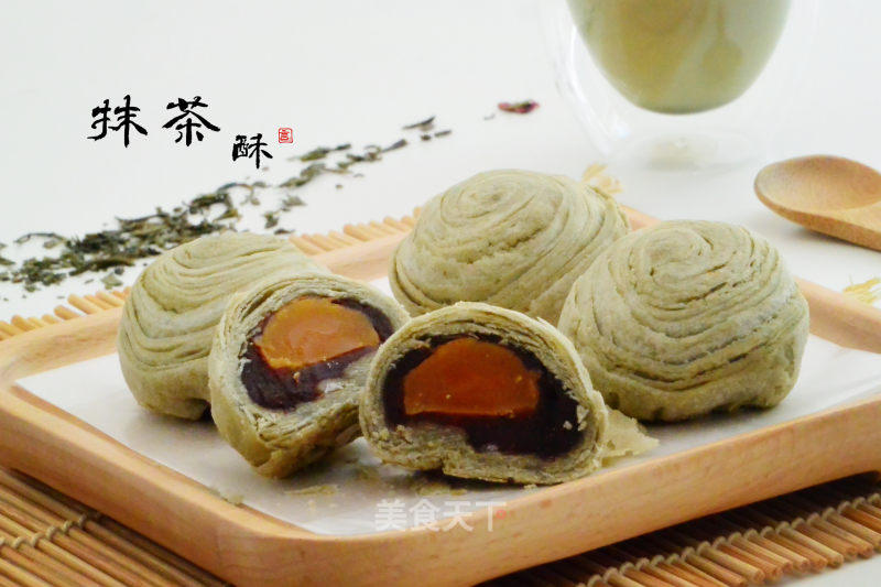 # Fourth Baking Contest and is Love to Eat Festival# Matcha Egg Yolk Pastry recipe