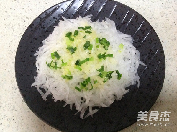 Shredded Radish with Savory Sauce recipe