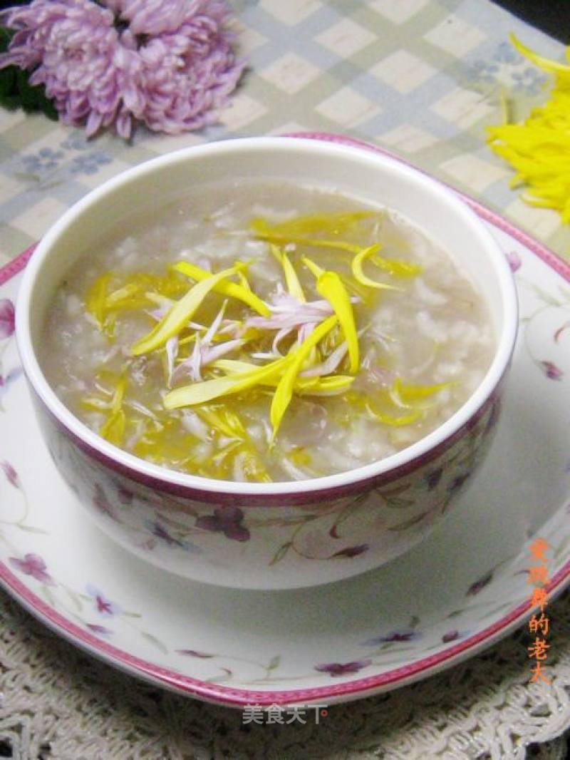 Chrysanthemum Yam Porridge