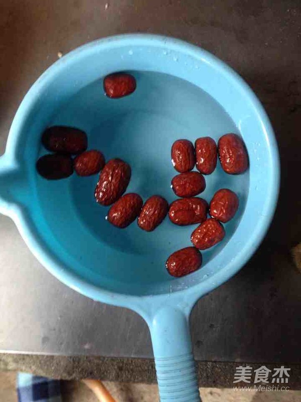 Red Dates and Mung Bean Congee recipe