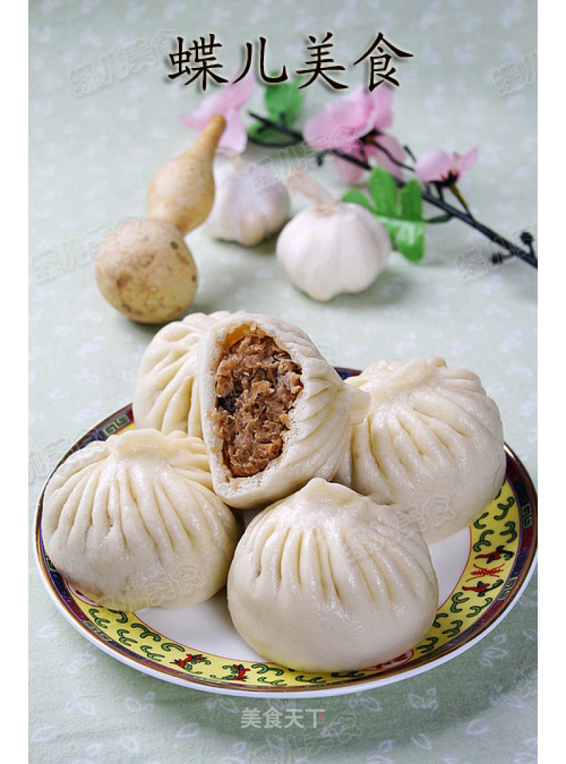 Fu Lu Shuangquan's Cucurbit Pork Steamed Bun recipe