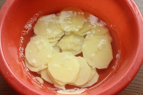 Microwave Potato Chips recipe