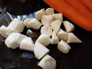Yam Carrot Chicken Feet Soup recipe