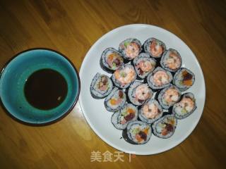 Seafood Sausage Sushi recipe