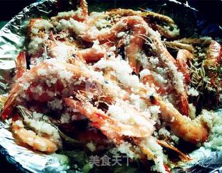Grilled Shrimp with Coarse Salt recipe