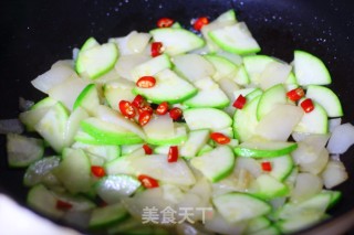 Fried Zucchini with Potatoes recipe