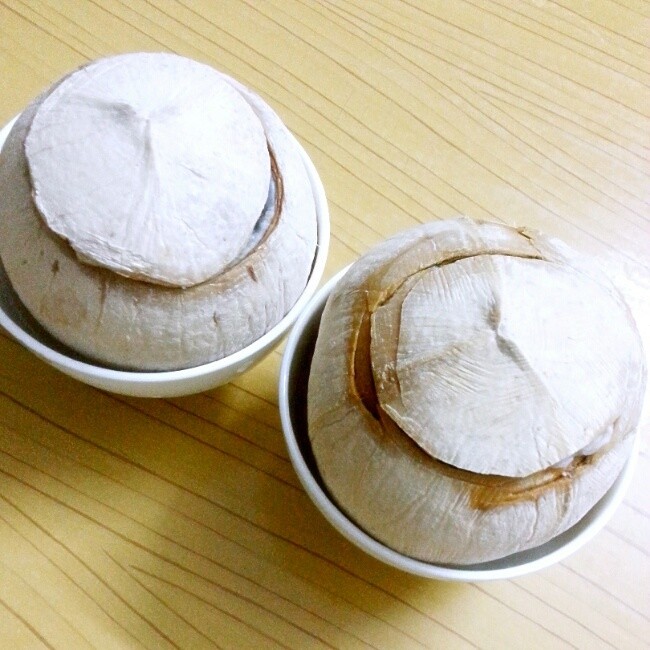 Stewed Hashima with Raw Coconut recipe