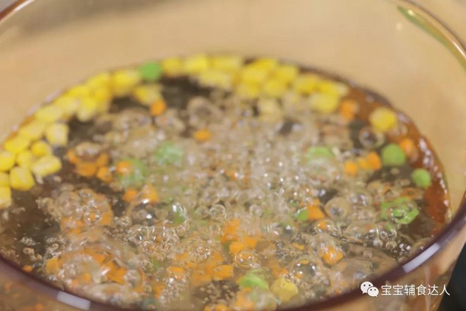 Chicken Seasonal Vegetable Rice Baby Food Recipe recipe