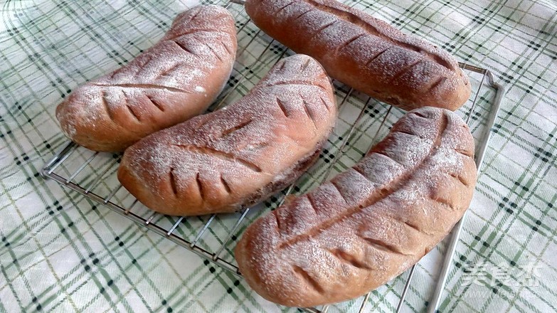 Whole Wheat Cocoa Soft European Buns recipe