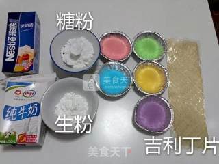 Rainbow Mousse recipe