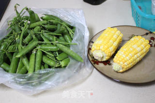 Fried Pea Corn Kernels recipe