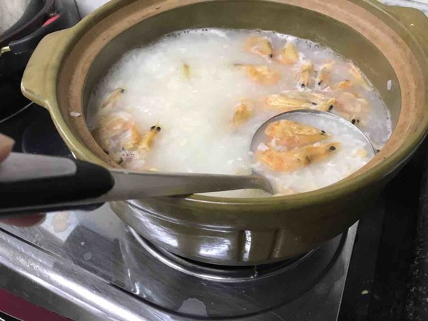 Dried Shrimp Congee recipe