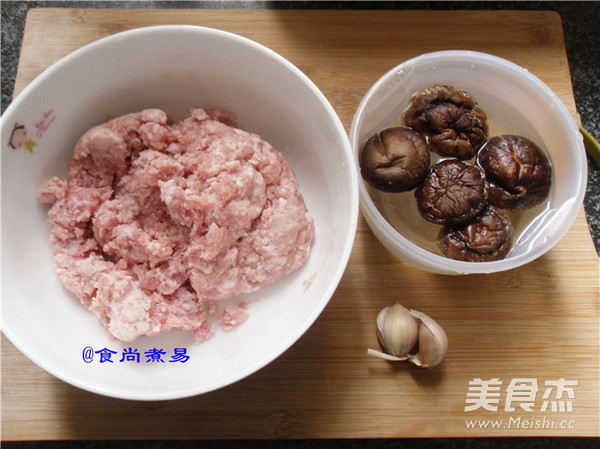 Homemade Handmade Mushroom Pork Balls recipe