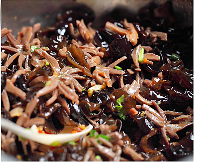 Duck Gizzards Mixed with Black Fungus recipe