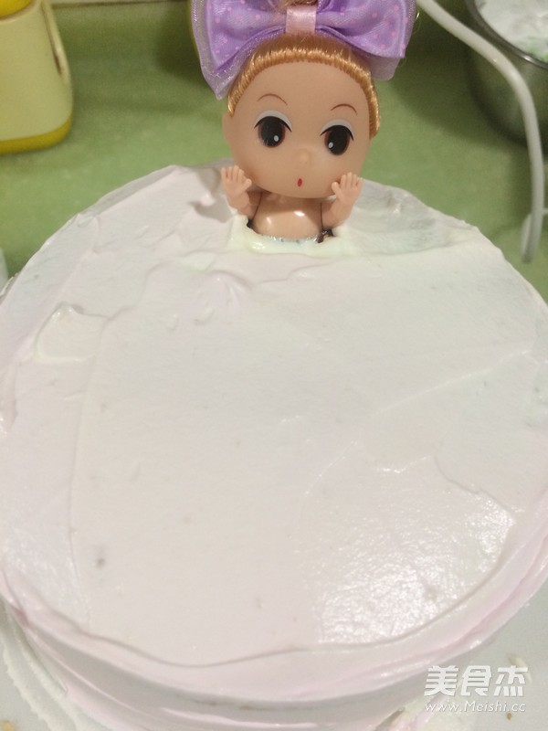 Confused Doll Birthday Cake recipe