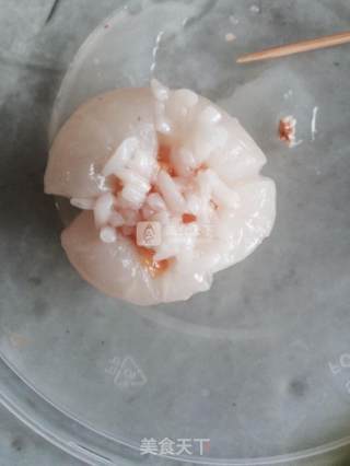 Fermented Yellow Peach and Lychee Ball recipe