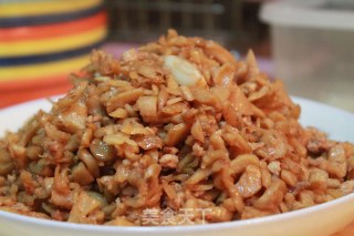 Stir-fried Radish with Minced Meat recipe