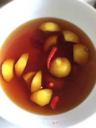 Lemon Soaked Chicken Feet recipe