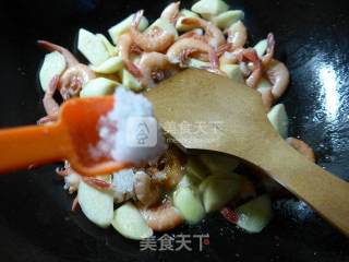 Fried Sea Prawns with Rice White recipe