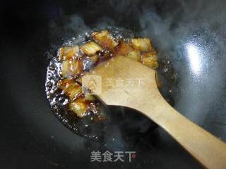 Stir-fried Bamboo Shoots with Pork Belly and Snow Peas recipe