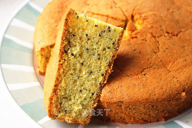 Black Sesame Sponge Cake