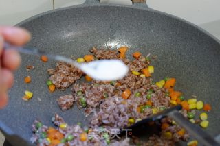Assorted Fried Rice with Red Rice recipe
