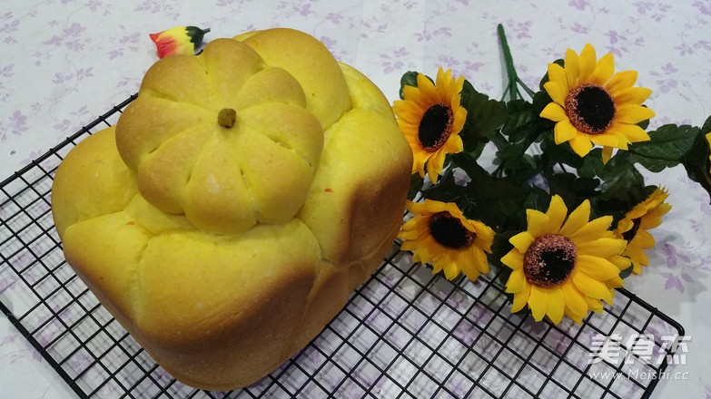 Bread Maker Version Pumpkin Custard Cream Toast recipe