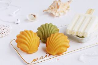 Ice Cream Two-color Madeleine recipe