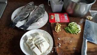 Mustard Carp Tofu Soup recipe