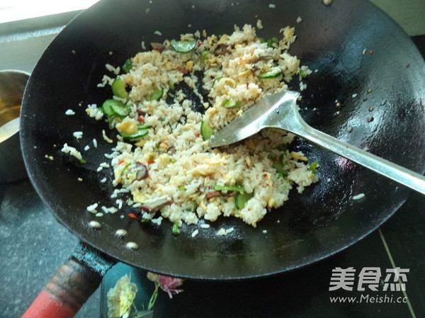 Char Siew Cucumber Bento Fried Rice recipe