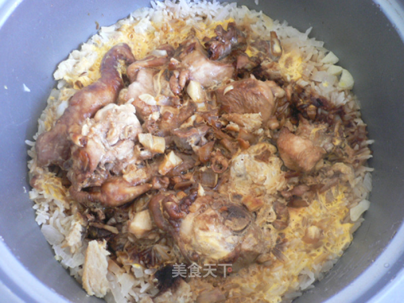 Stir-fried Chicken Rice recipe