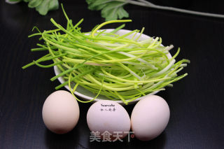 #春食野菜香#wild Onion Fried Egg recipe