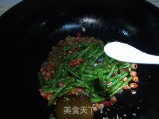 Stir-fried String Beans with Minced Meat recipe