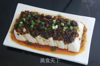 Let The Common People's Tofu Instantly Become Alive and Fragrant-meat Sauce Tofu recipe