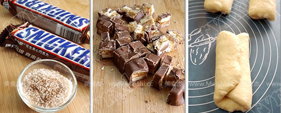 Snickers Toast recipe