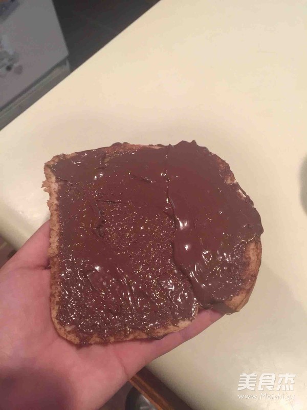 Baked Chocolate Sauce Bread recipe