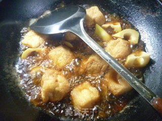 Braised Bamboo Shoots with Tofu in Oil recipe