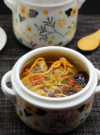 Cordyceps Chicken Leg Stew Soup recipe