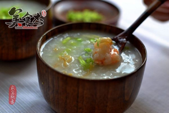 Abalone and Shrimp Congee recipe