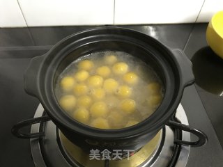 Sweet-scented Osmanthus Wine Stuffed Taro Balls recipe