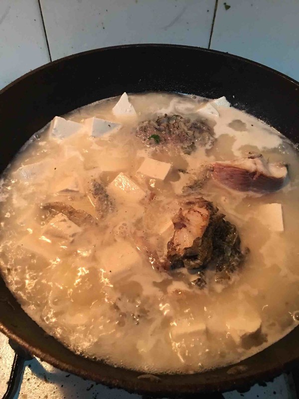 Black Fish Tofu Soup recipe