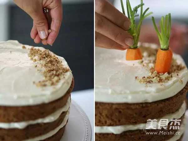 Carrot Cake with Ginger Cream Cheese Frosting recipe