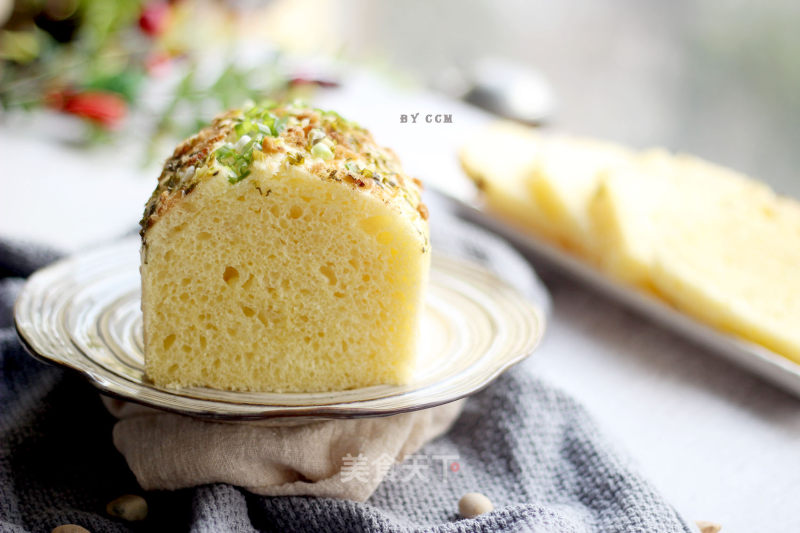 Scallion Pork Floss Cake-a Quick Way to Win Over Bread recipe
