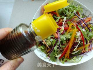 Zero-fat Colorful Vegetable Salad recipe