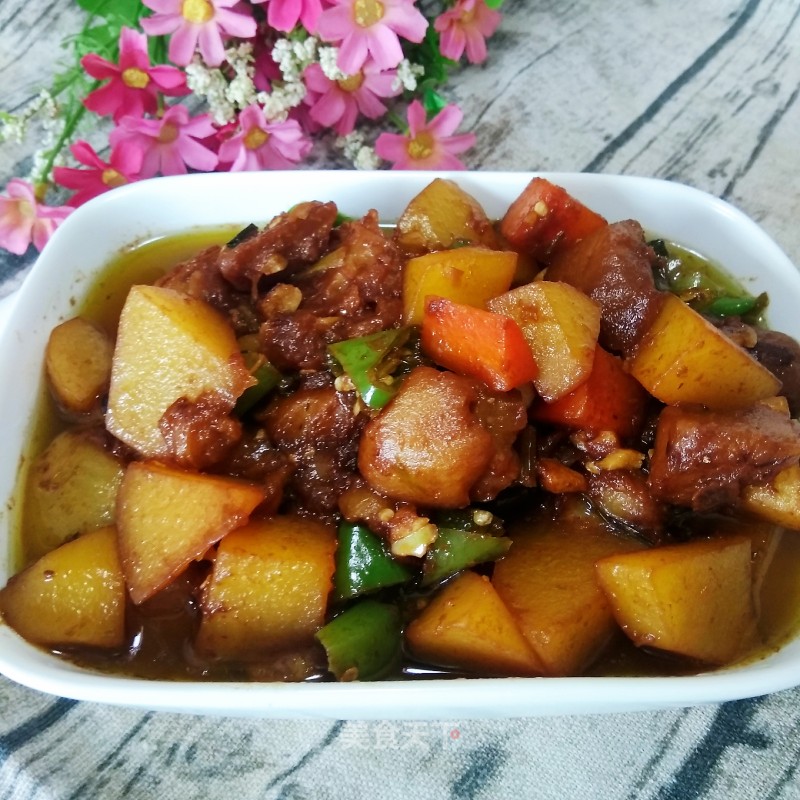 Eggplant Carrot Potatoes recipe