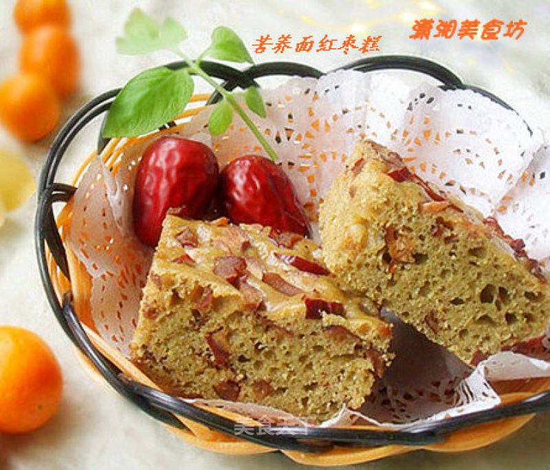 Tartary Soba Noodles and Red Date Cake