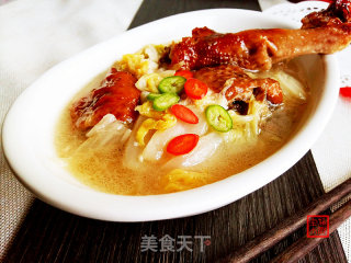 Roast Duck and Cabbage Soup recipe