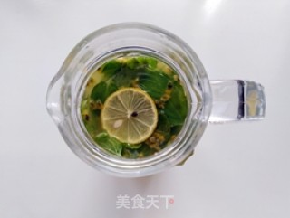 Passion Fruit Mint Lemon Tea recipe